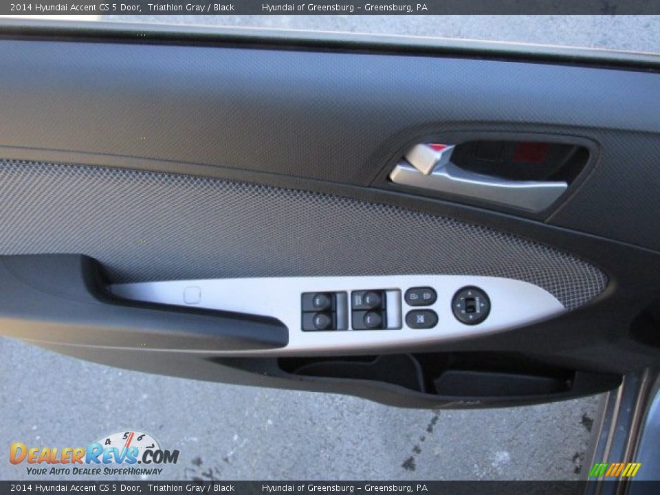 2014 Hyundai Accent GS 5 Door Triathlon Gray / Black Photo #6