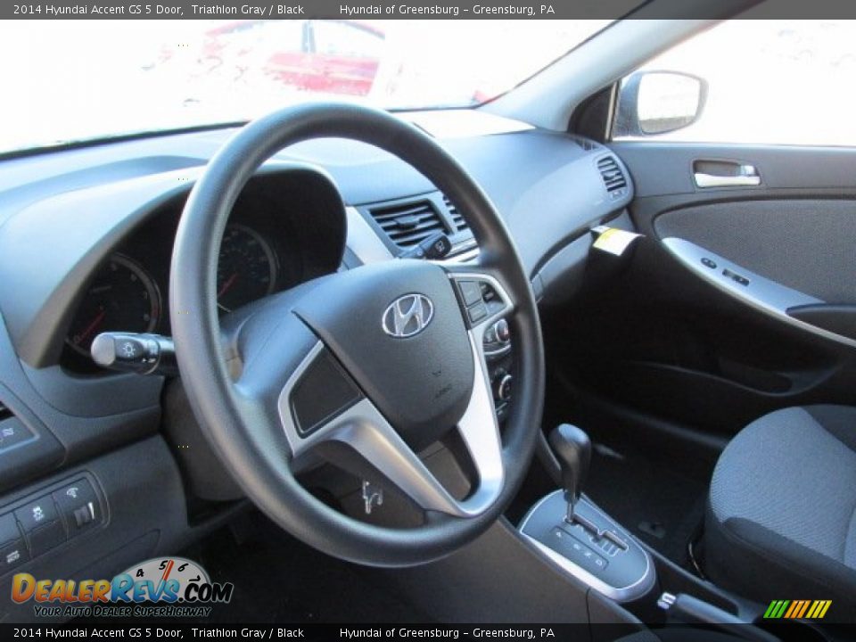 2014 Hyundai Accent GS 5 Door Steering Wheel Photo #7