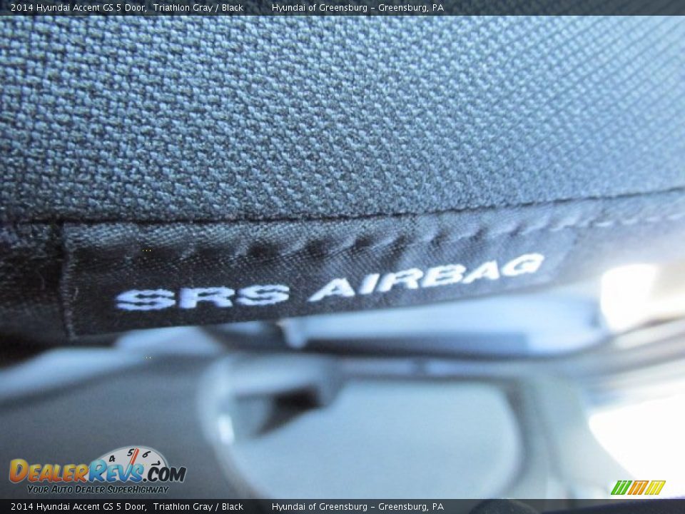 2014 Hyundai Accent GS 5 Door Triathlon Gray / Black Photo #9