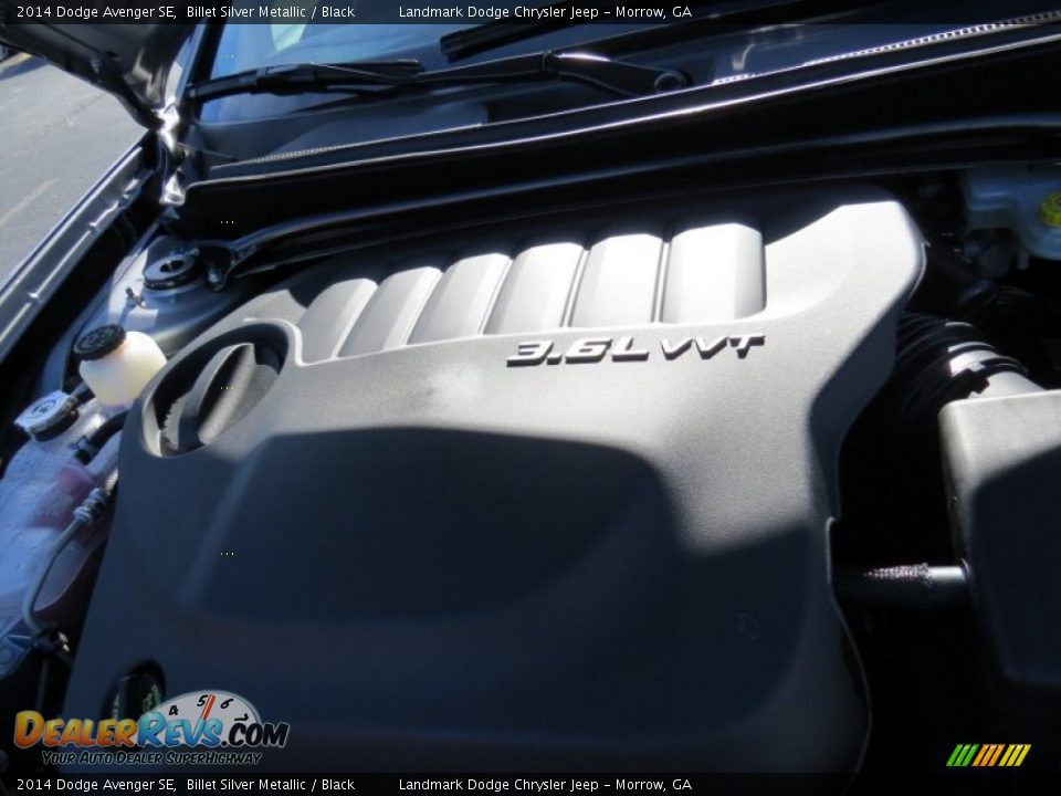 2014 Dodge Avenger SE Billet Silver Metallic / Black Photo #9