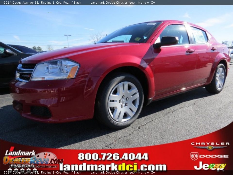 2014 Dodge Avenger SE Redline 2-Coat Pearl / Black Photo #1
