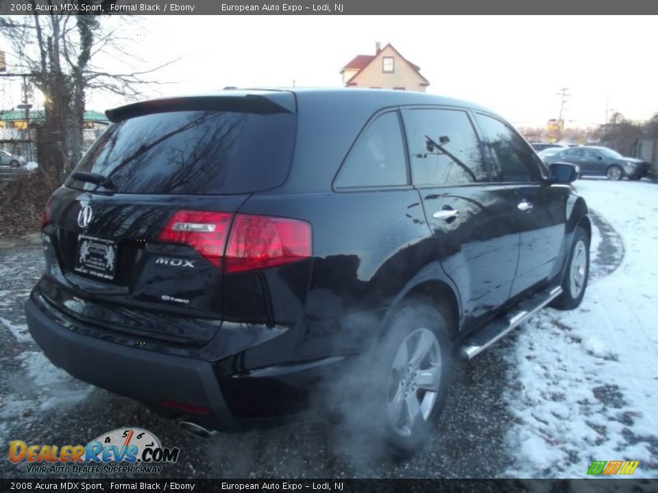 2008 Acura MDX Sport Formal Black / Ebony Photo #3