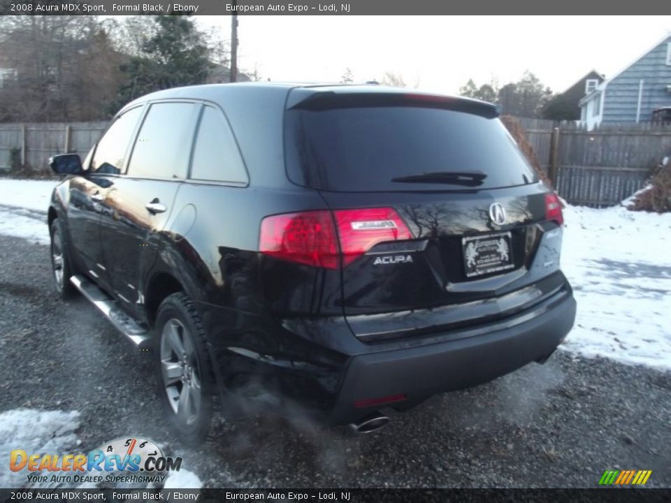 2008 Acura MDX Sport Formal Black / Ebony Photo #4