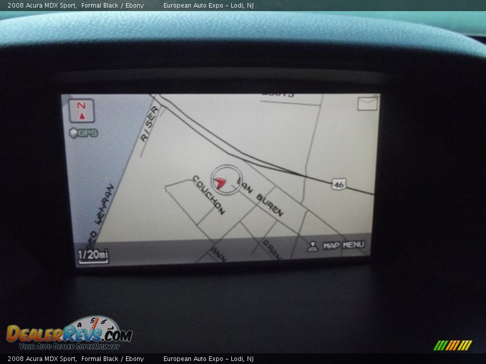 2008 Acura MDX Sport Formal Black / Ebony Photo #32