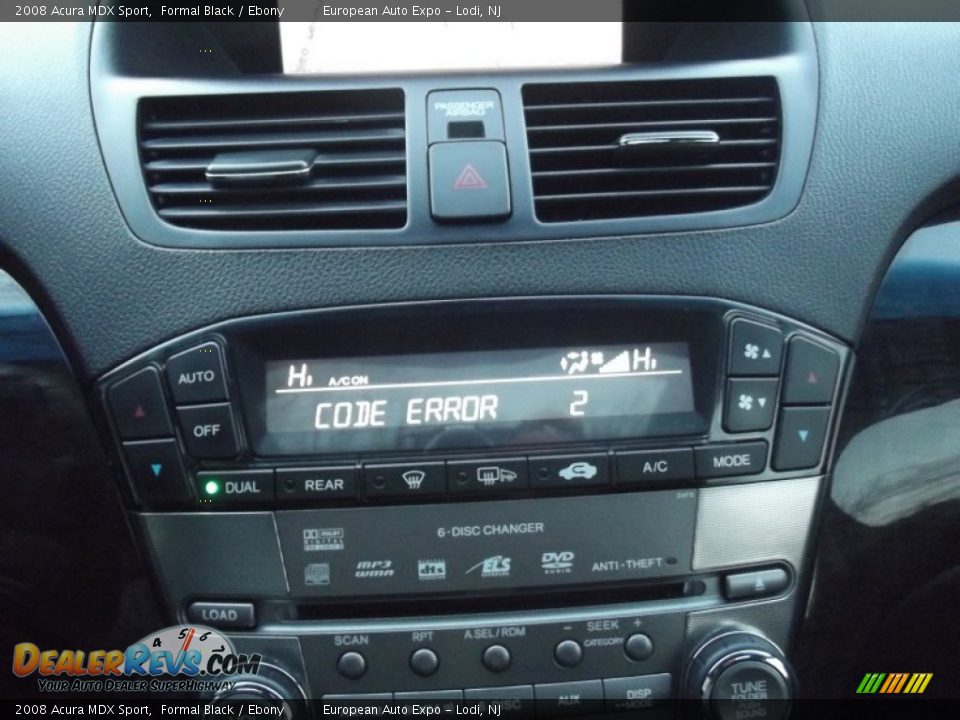 2008 Acura MDX Sport Formal Black / Ebony Photo #33