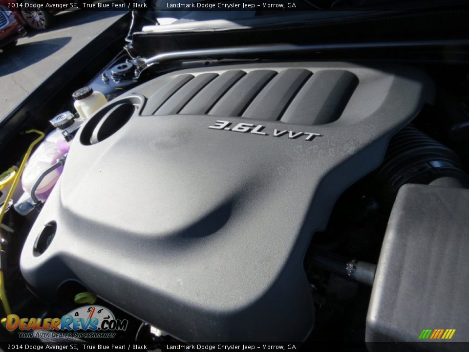 2014 Dodge Avenger SE True Blue Pearl / Black Photo #9