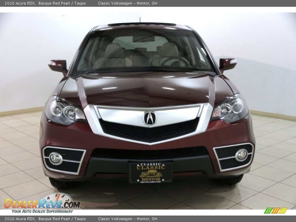2010 Acura RDX Basque Red Pearl / Taupe Photo #2