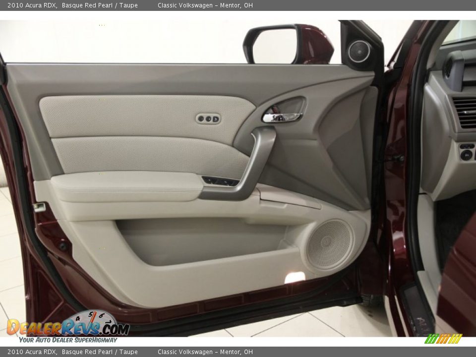 2010 Acura RDX Basque Red Pearl / Taupe Photo #4