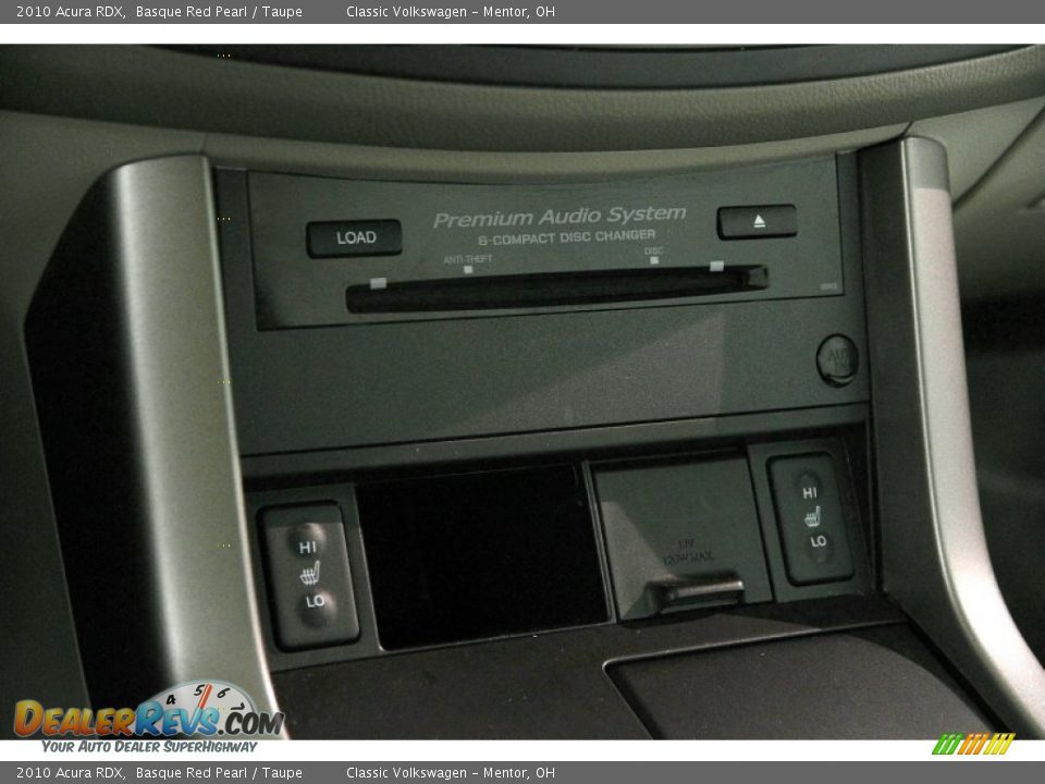 2010 Acura RDX Basque Red Pearl / Taupe Photo #15