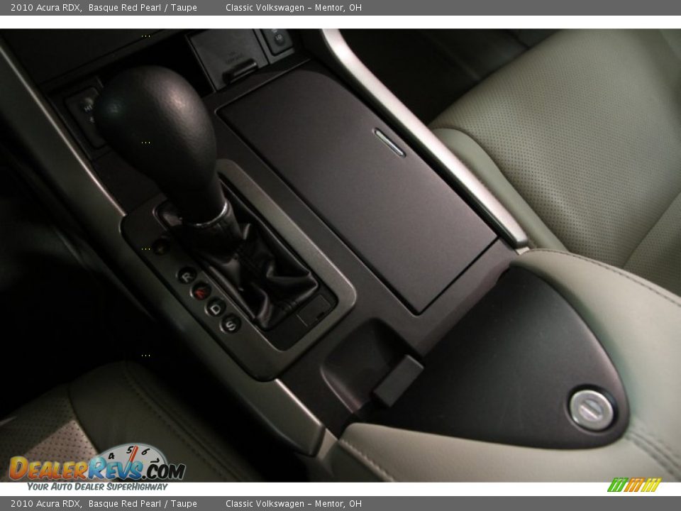 2010 Acura RDX Basque Red Pearl / Taupe Photo #16
