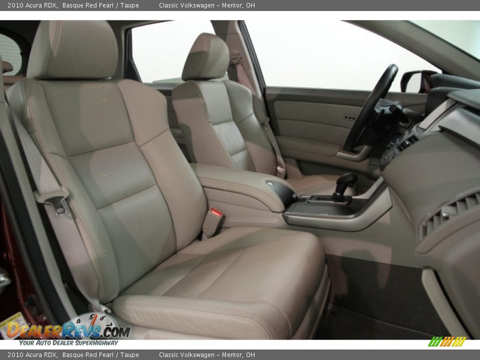 2010 Acura RDX Basque Red Pearl / Taupe Photo #18
