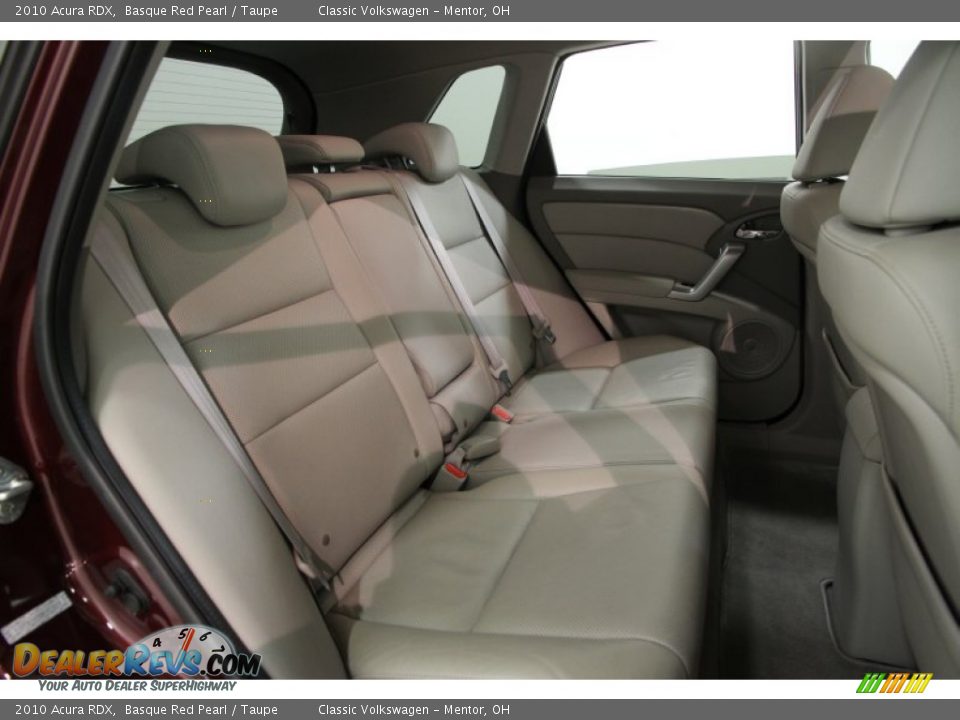 2010 Acura RDX Basque Red Pearl / Taupe Photo #19
