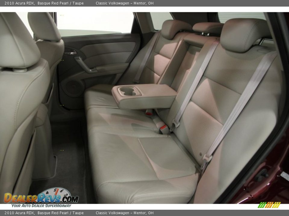 2010 Acura RDX Basque Red Pearl / Taupe Photo #21