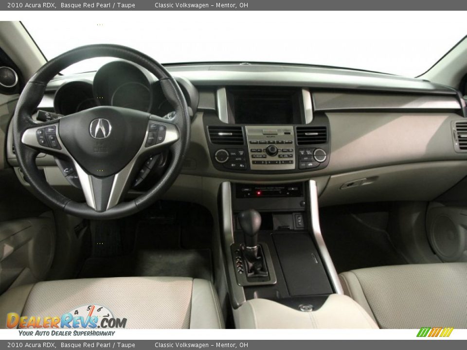 2010 Acura RDX Basque Red Pearl / Taupe Photo #22