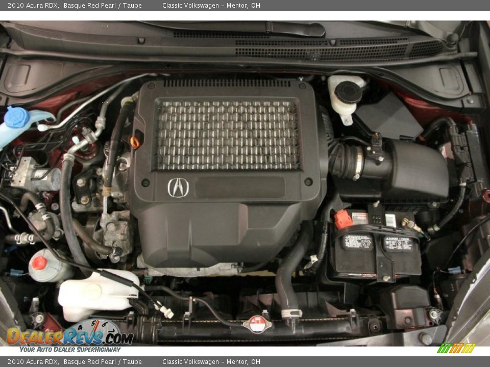 2010 Acura RDX Basque Red Pearl / Taupe Photo #24