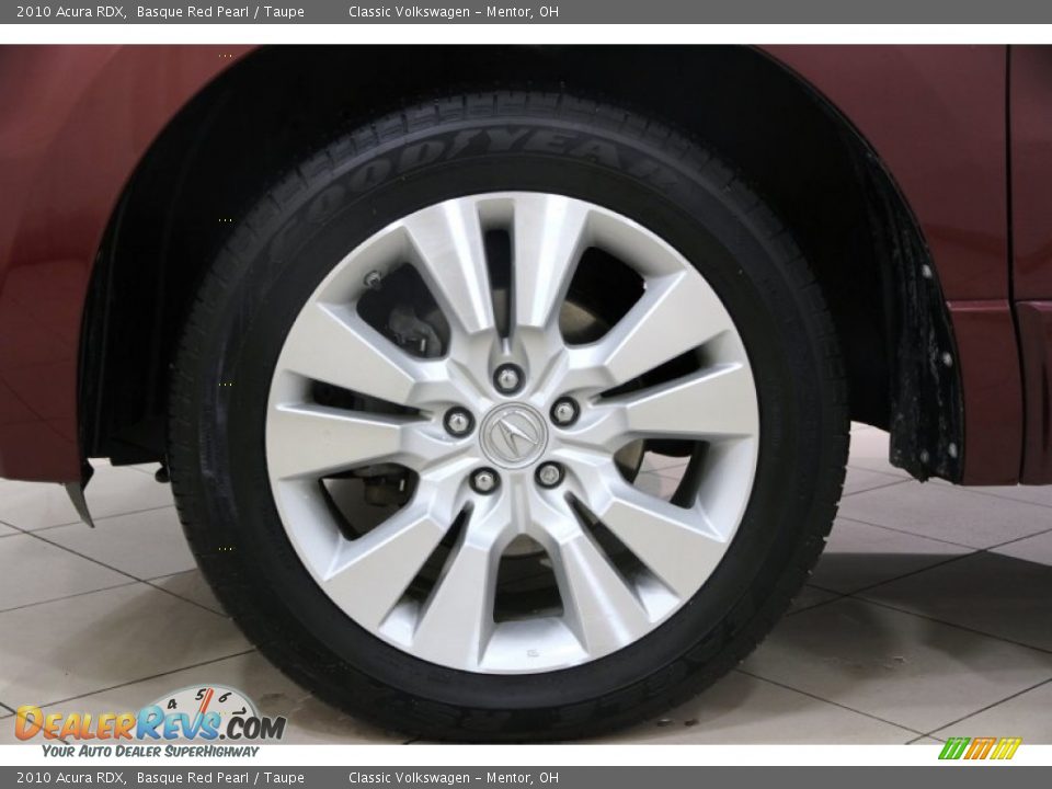 2010 Acura RDX Basque Red Pearl / Taupe Photo #25