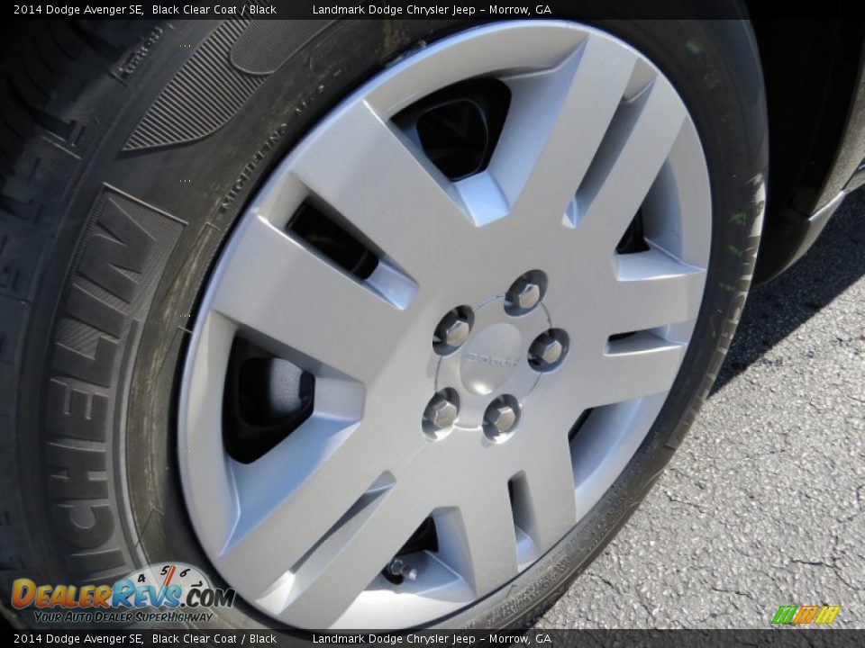 2014 Dodge Avenger SE Black Clear Coat / Black Photo #5