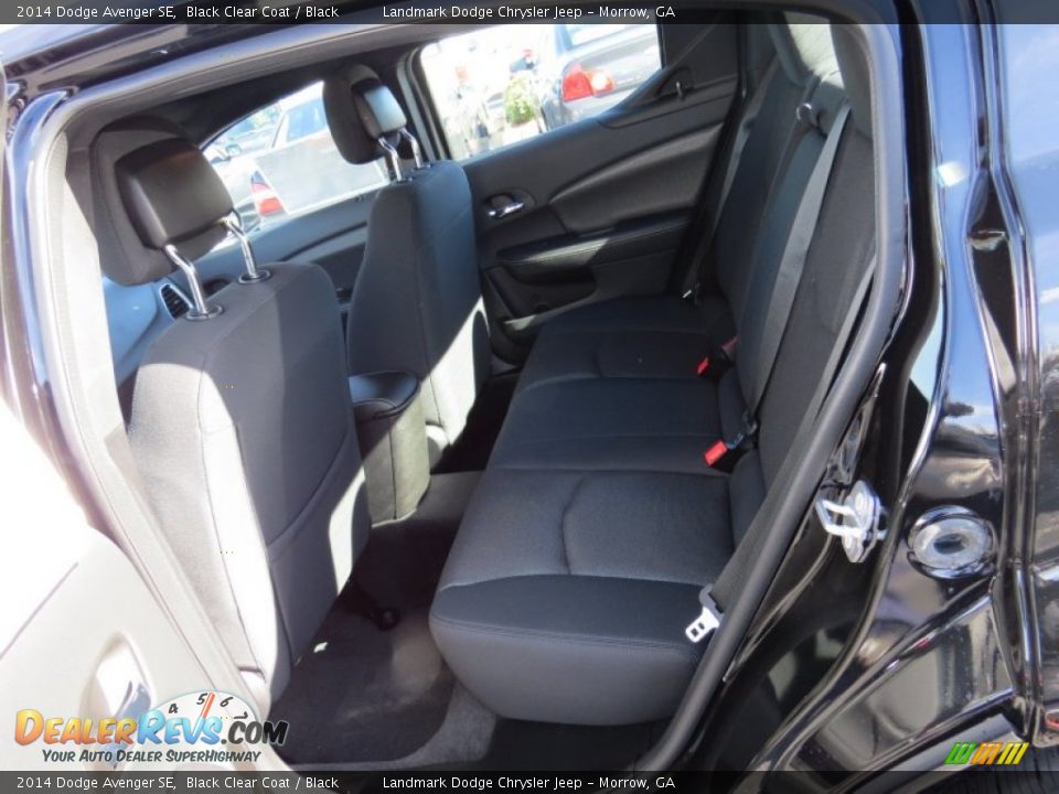 2014 Dodge Avenger SE Black Clear Coat / Black Photo #7