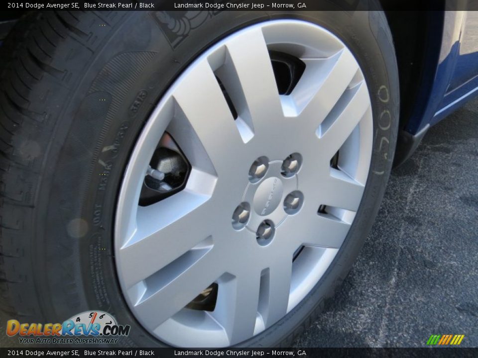 2014 Dodge Avenger SE Blue Streak Pearl / Black Photo #5