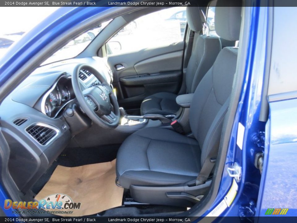 2014 Dodge Avenger SE Blue Streak Pearl / Black Photo #6