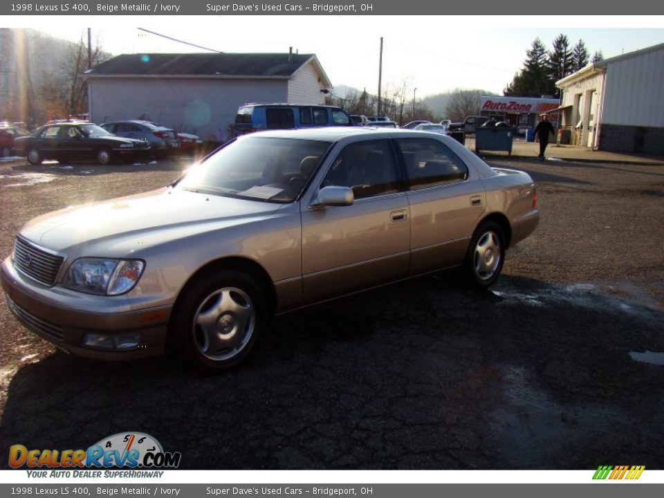1998 Lexus LS 400 Beige Metallic / Ivory Photo #3