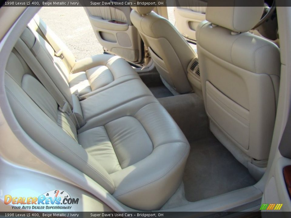 1998 Lexus LS 400 Beige Metallic / Ivory Photo #10