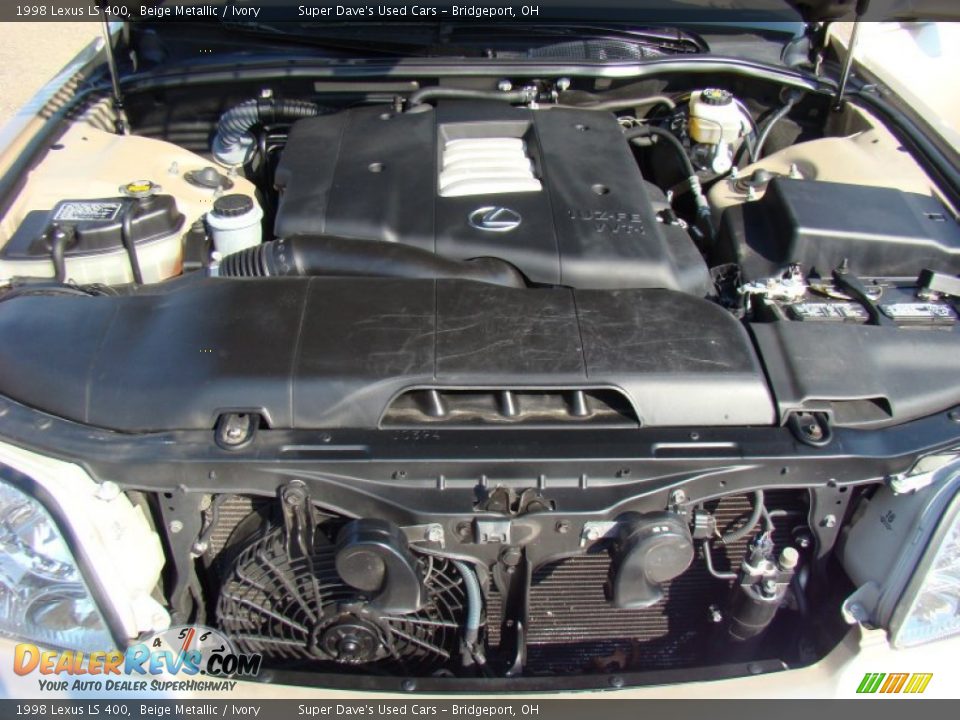 1998 Lexus LS 400 Beige Metallic / Ivory Photo #16