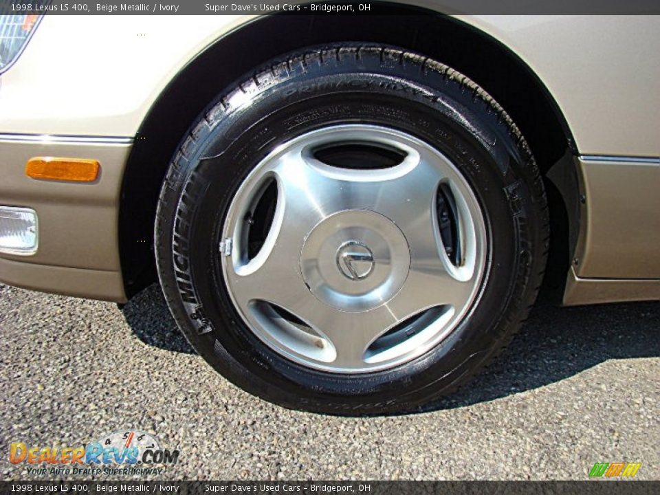 1998 Lexus LS 400 Beige Metallic / Ivory Photo #21