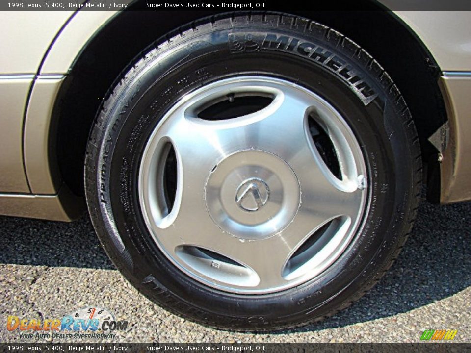 1998 Lexus LS 400 Beige Metallic / Ivory Photo #24
