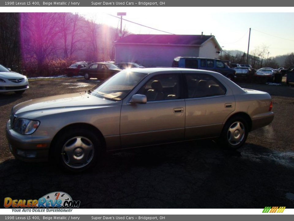 1998 Lexus LS 400 Beige Metallic / Ivory Photo #26