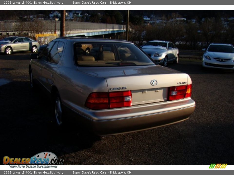 1998 Lexus LS 400 Beige Metallic / Ivory Photo #28