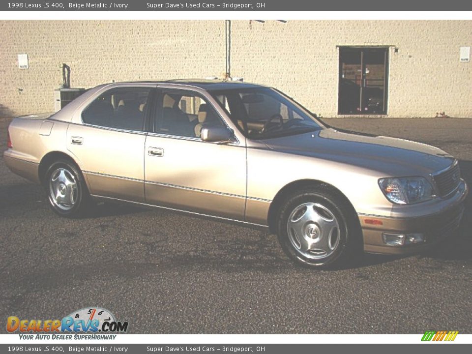 1998 Lexus LS 400 Beige Metallic / Ivory Photo #33