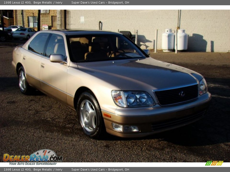 1998 Lexus LS 400 Beige Metallic / Ivory Photo #34