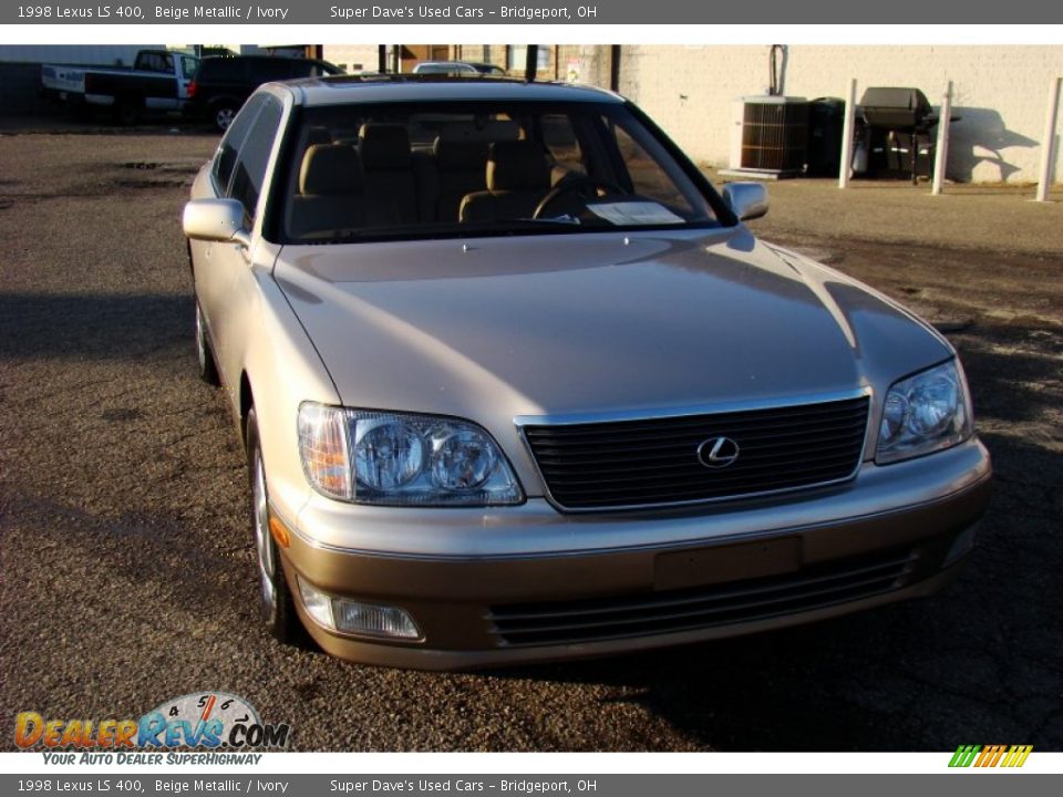 1998 Lexus LS 400 Beige Metallic / Ivory Photo #35