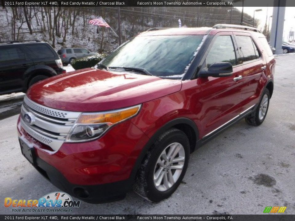 2011 Ford Explorer XLT 4WD Red Candy Metallic / Charcoal Black Photo #6
