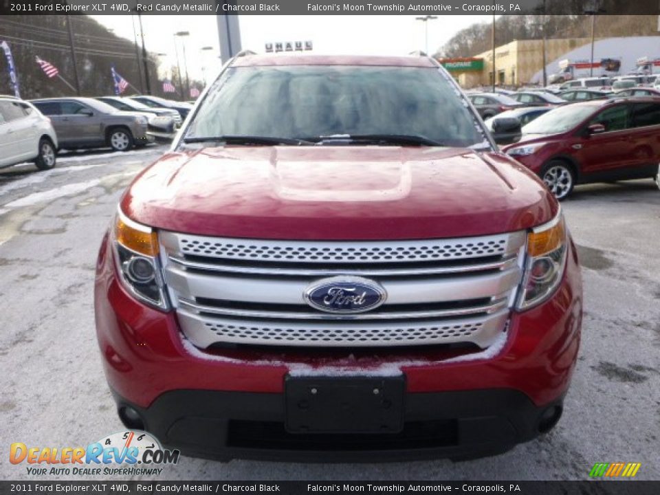2011 Ford Explorer XLT 4WD Red Candy Metallic / Charcoal Black Photo #7
