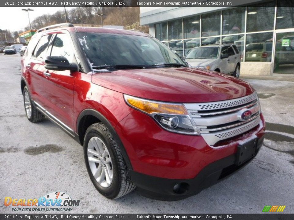 2011 Ford Explorer XLT 4WD Red Candy Metallic / Charcoal Black Photo #8