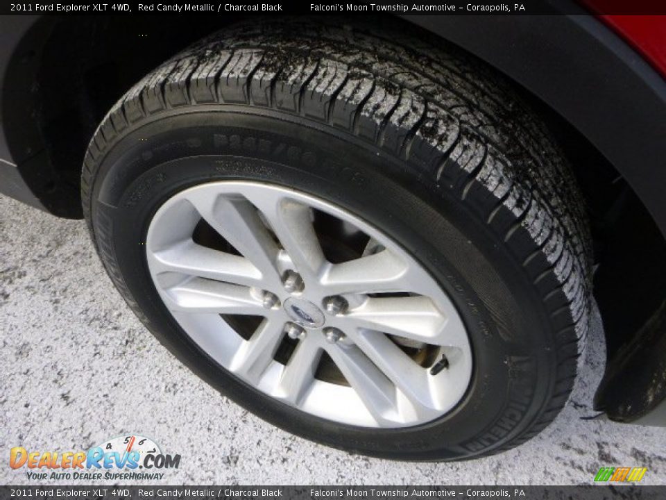 2011 Ford Explorer XLT 4WD Red Candy Metallic / Charcoal Black Photo #9