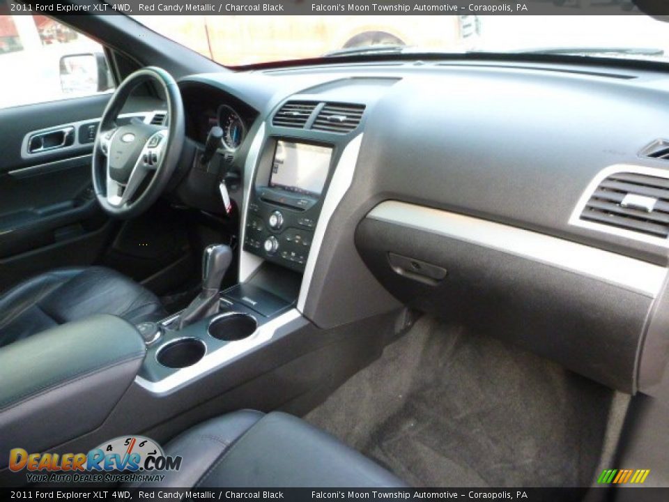 2011 Ford Explorer XLT 4WD Red Candy Metallic / Charcoal Black Photo #11