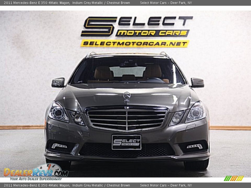 2011 Mercedes-Benz E 350 4Matic Wagon Indium Grey Metallic / Chestnut Brown Photo #2