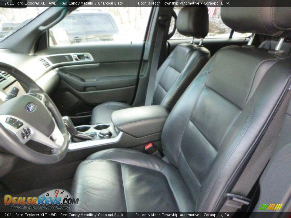 2011 Ford Explorer XLT 4WD Red Candy Metallic / Charcoal Black Photo #15