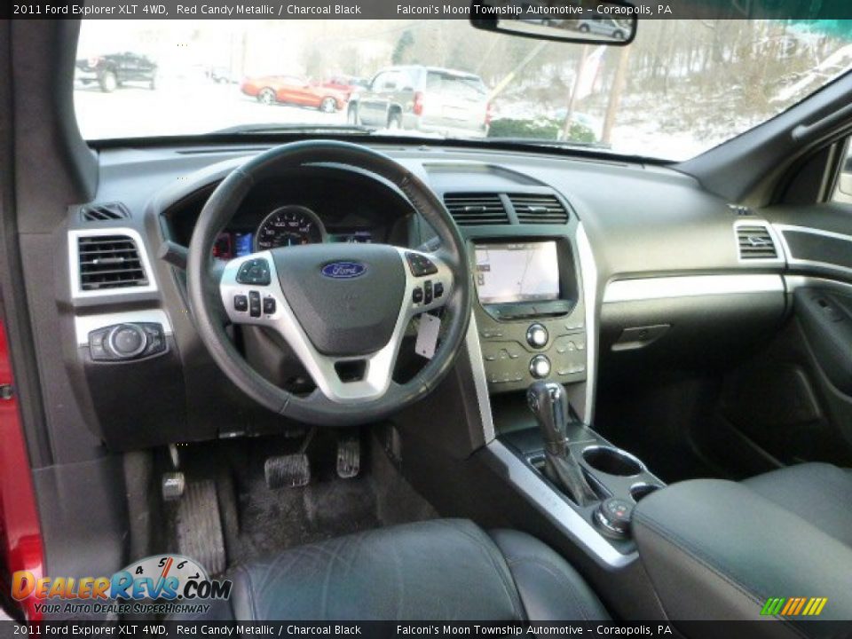 2011 Ford Explorer XLT 4WD Red Candy Metallic / Charcoal Black Photo #17