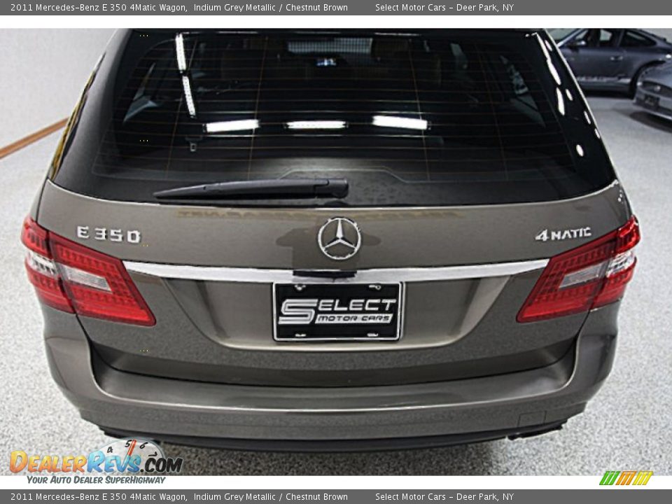 2011 Mercedes-Benz E 350 4Matic Wagon Indium Grey Metallic / Chestnut Brown Photo #5