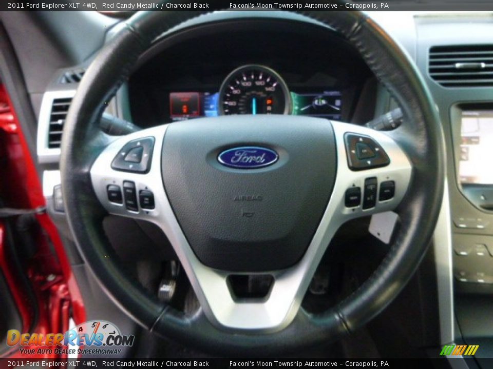 2011 Ford Explorer XLT 4WD Red Candy Metallic / Charcoal Black Photo #20
