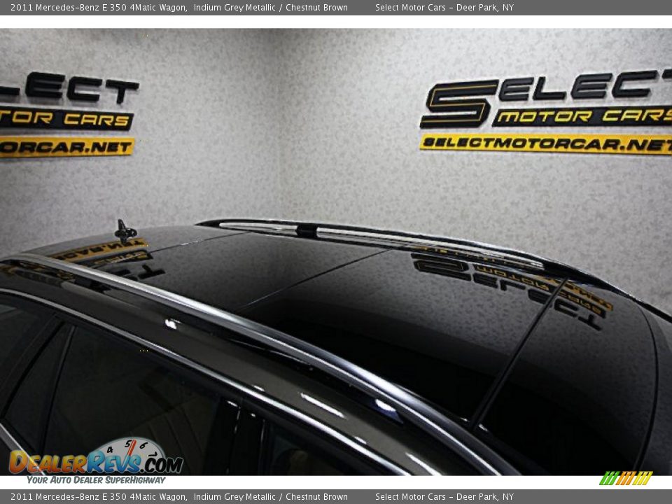 2011 Mercedes-Benz E 350 4Matic Wagon Indium Grey Metallic / Chestnut Brown Photo #6
