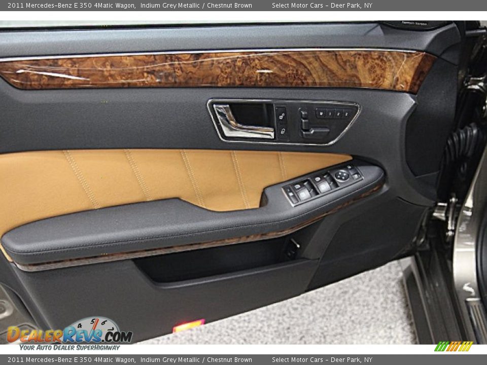 2011 Mercedes-Benz E 350 4Matic Wagon Indium Grey Metallic / Chestnut Brown Photo #7