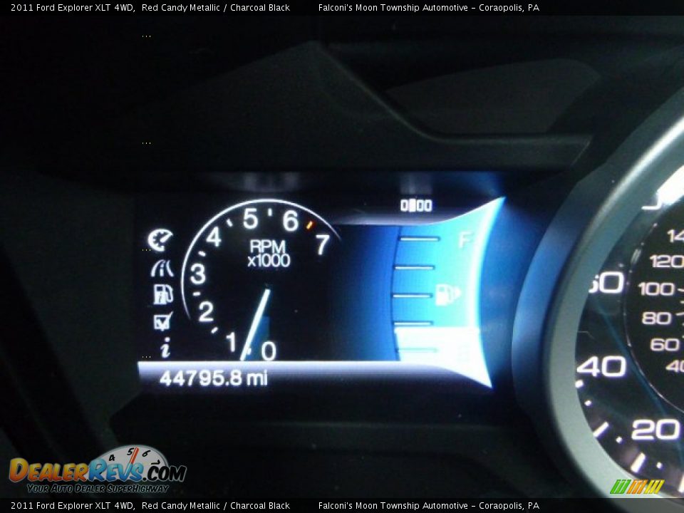 2011 Ford Explorer XLT 4WD Red Candy Metallic / Charcoal Black Photo #24