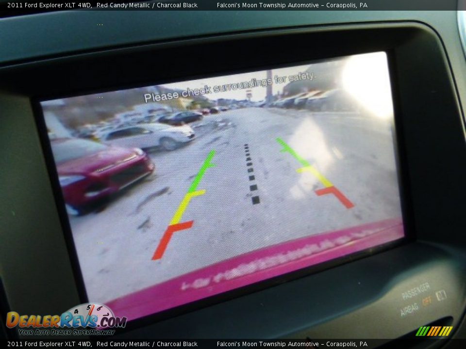 2011 Ford Explorer XLT 4WD Red Candy Metallic / Charcoal Black Photo #25