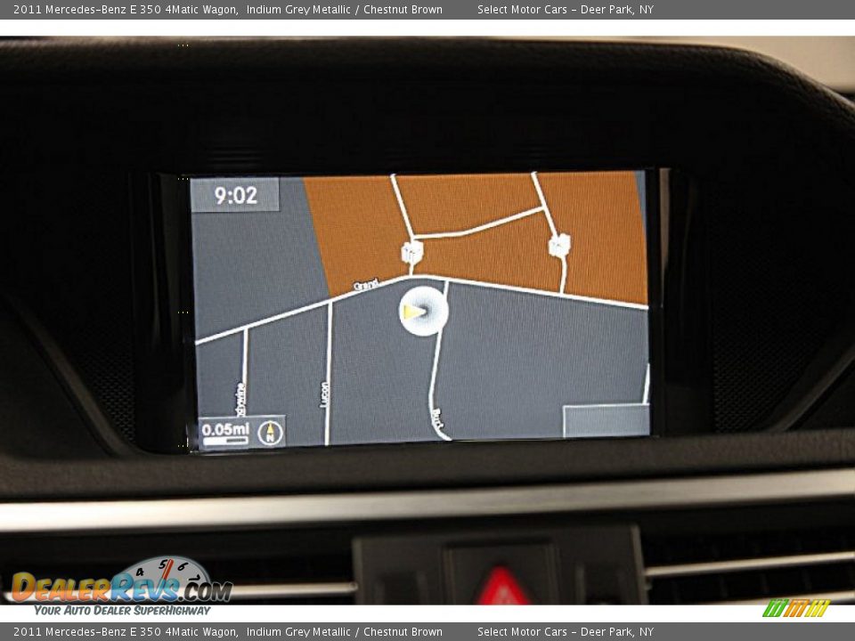 2011 Mercedes-Benz E 350 4Matic Wagon Indium Grey Metallic / Chestnut Brown Photo #9