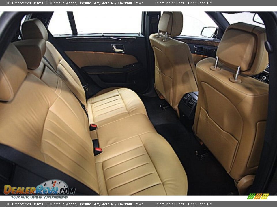 2011 Mercedes-Benz E 350 4Matic Wagon Indium Grey Metallic / Chestnut Brown Photo #11